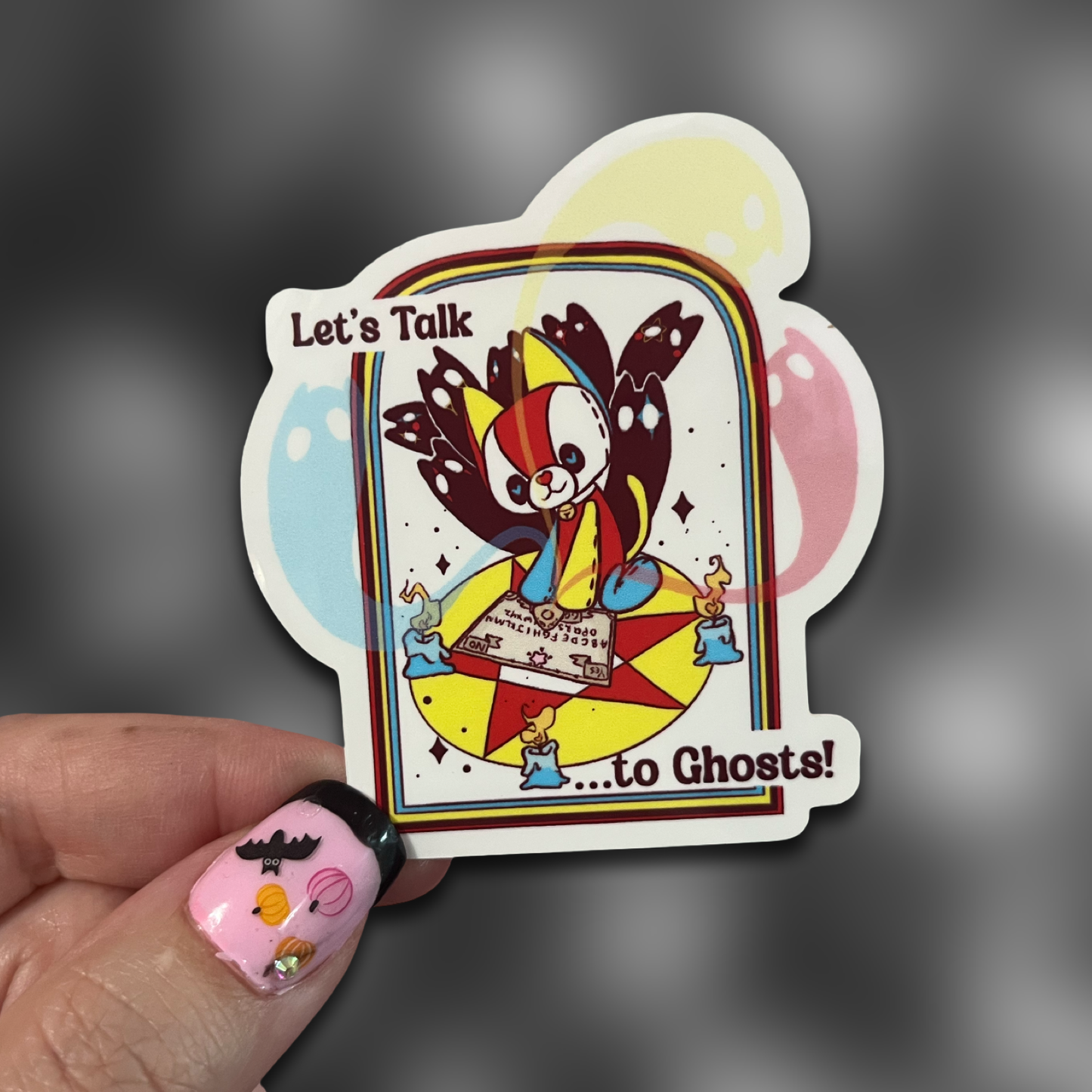 Let’s Talk To Ghosts Vinyl Sticker