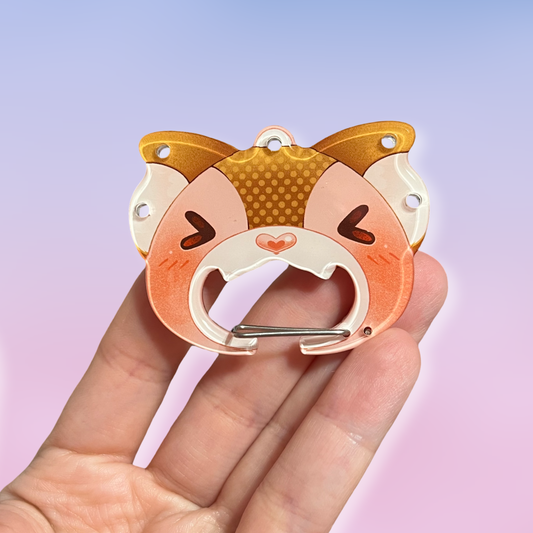 Razz Noopy Acrylic Caribiner