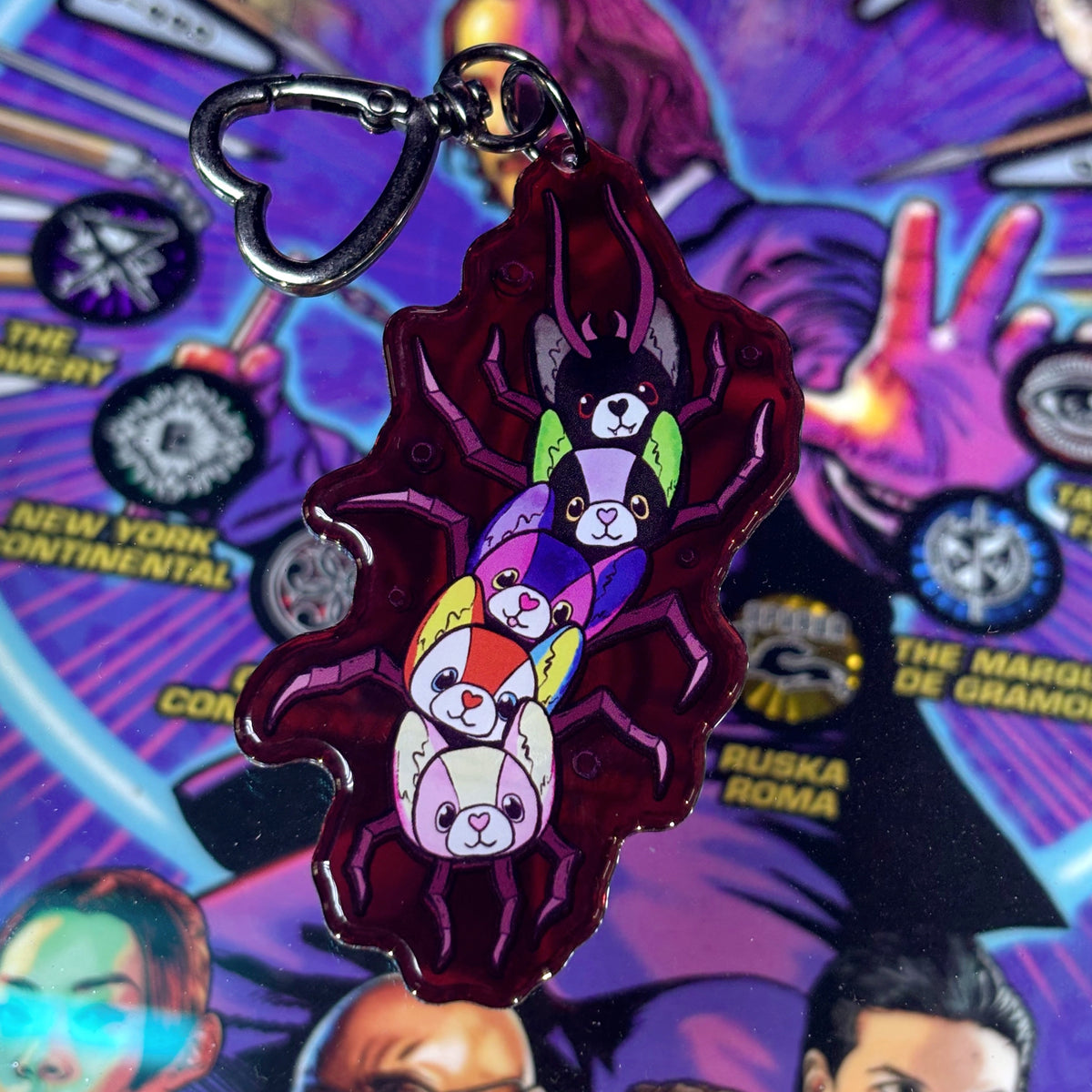 Noopypede Halloween Horror Acrylic Keychain [LIMITED EDITION RUN]