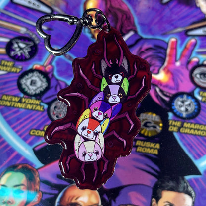 Noopypede Halloween Horror Acrylic Keychain [LIMITED EDITION RUN]