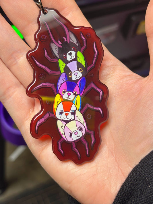 Noopypede Halloween Horror Acrylic Keychain [LIMITED EDITION RUN]
