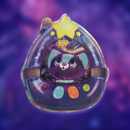 Dream About The Stars - Glittery Noopy Sticker