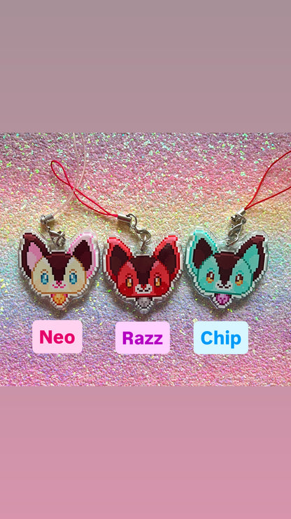 [CUSTOM MADE] Magical Pixel Noopy Phone Charm
