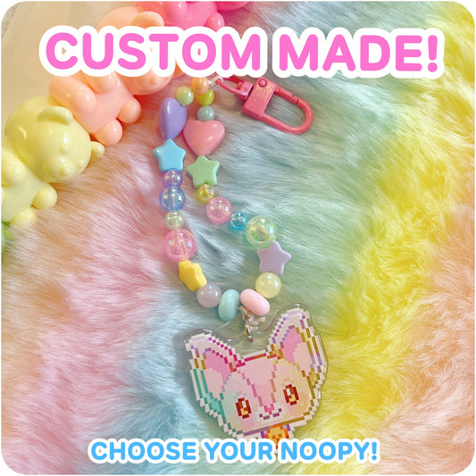 [CUSTOM MADE] Magical Pixel Noopy Phone Charm