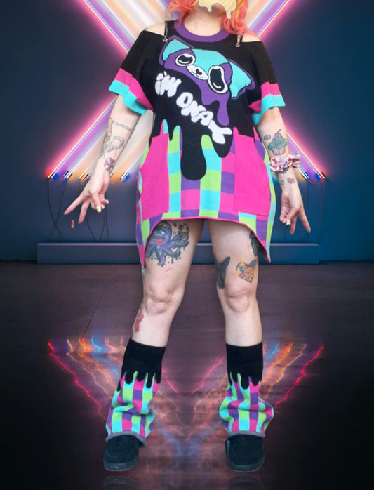 Melty Noopy Knitted Dress & Leg Warmers [PREORDER]