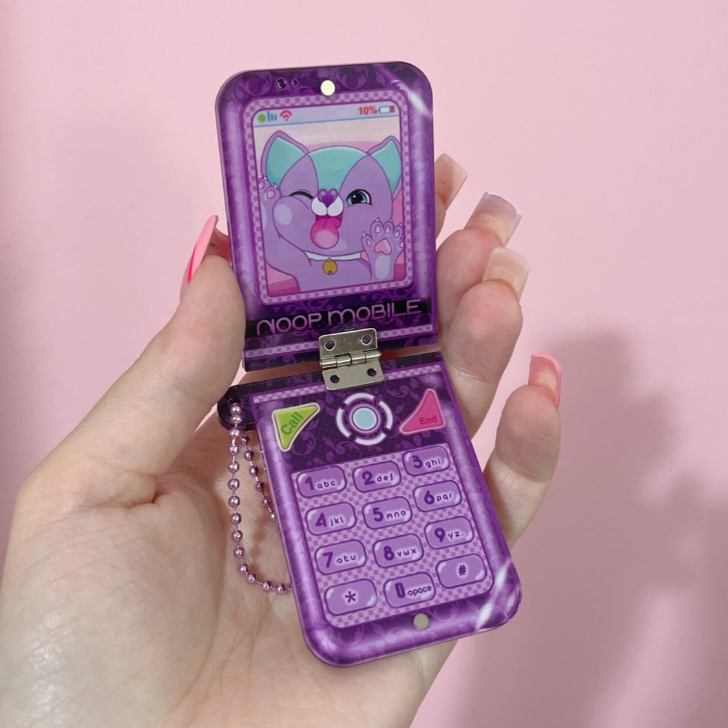 Noop Mobile Hinged Fidget Keychain