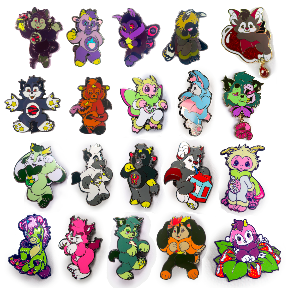 SNUGHOULS Medium Enamel Pins