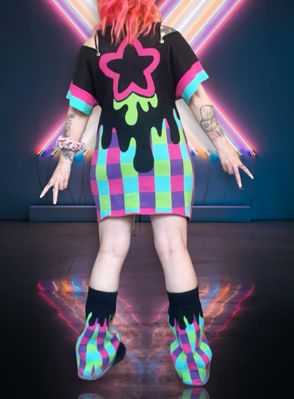 Melty Noopy Knitted Dress & Leg Warmers [PREORDER]