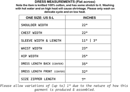 Melty Noopy Knitted Dress & Leg Warmers [PREORDER]