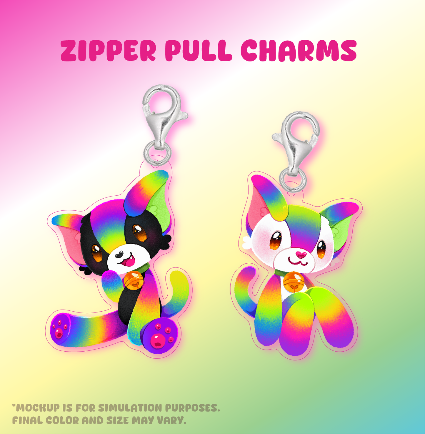 Cooper & Carter Zipper Pull Charms Set [PREORDER]