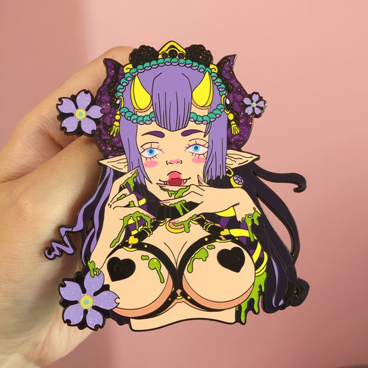 KonzieKat Yokai Pin (Collab) - CLEARANCE!