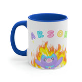 Cursed "Arson" Noopy - Two Tone Ceramic Mug