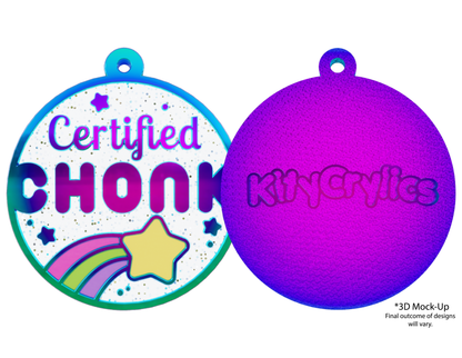 Heckin' Chonky Enamel Pet Tag - SALE!