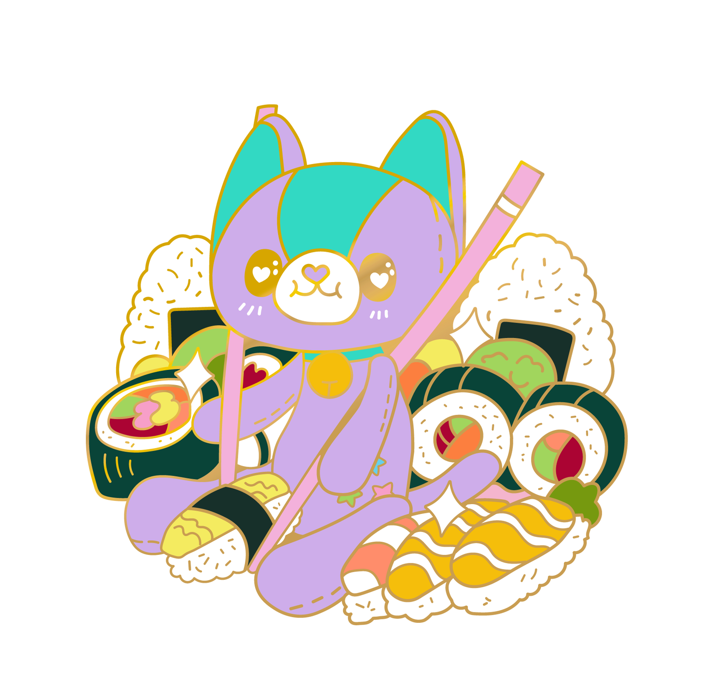 Foodie Noopy Enamel Pin Series - Clearance!