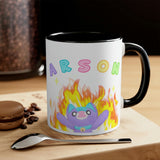 Cursed "Arson" Noopy - Two Tone Ceramic Mug