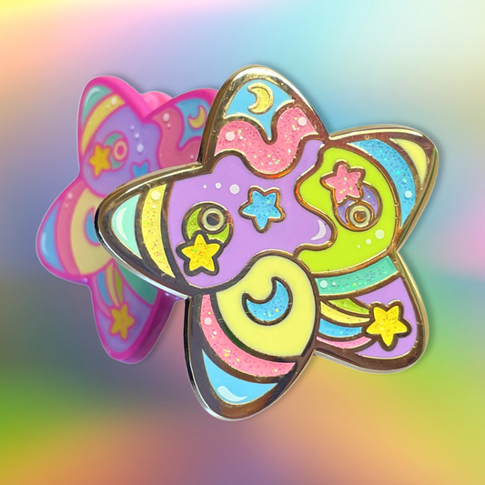 Galaxy Noopy Star Enamel Pin - SALE