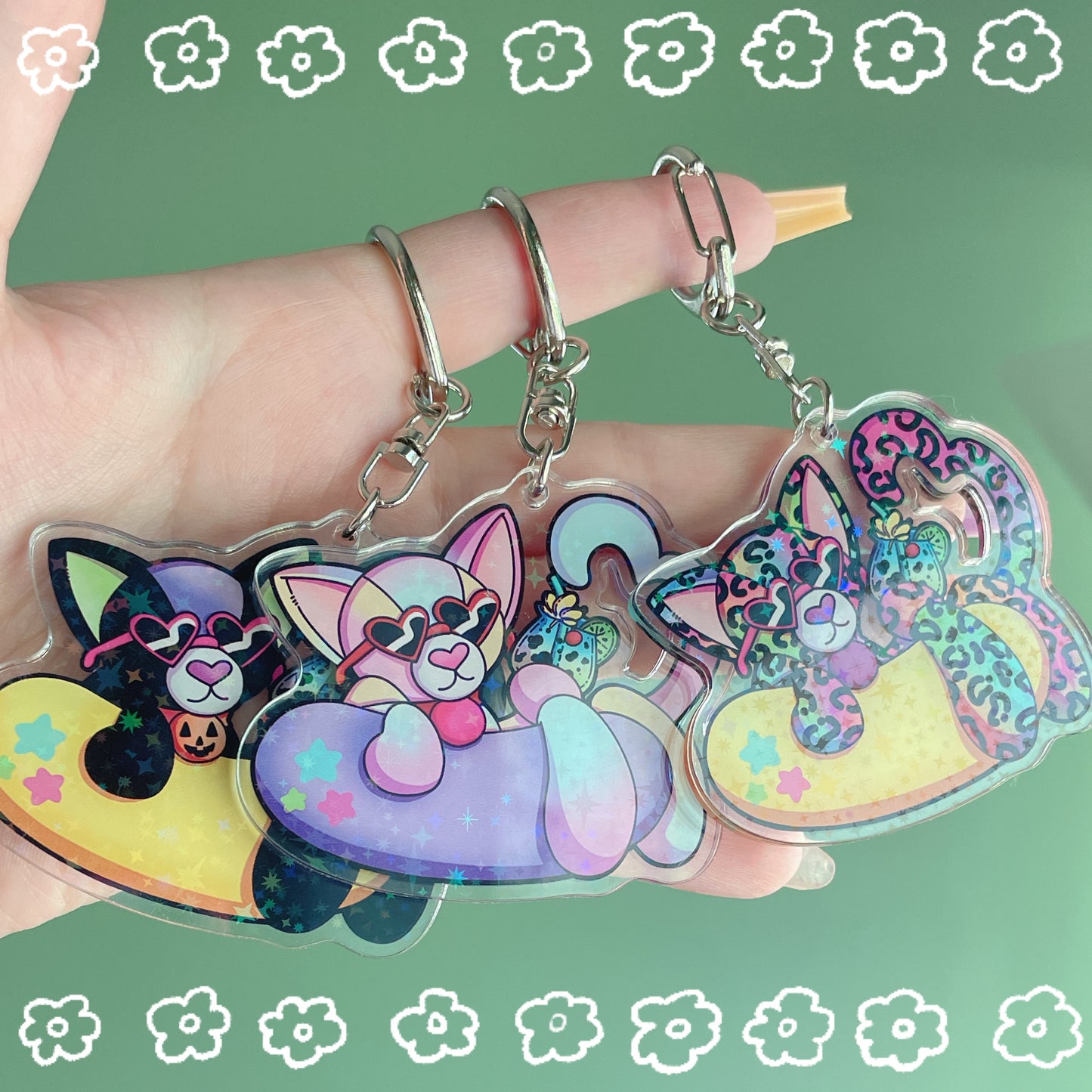 Floatin’ Noopy Acrylic Keychain