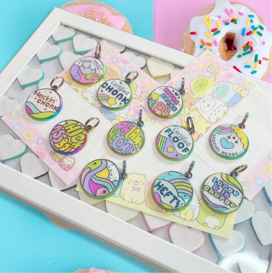 Heckin' Chonky Enamel Pet Tag - SALE!