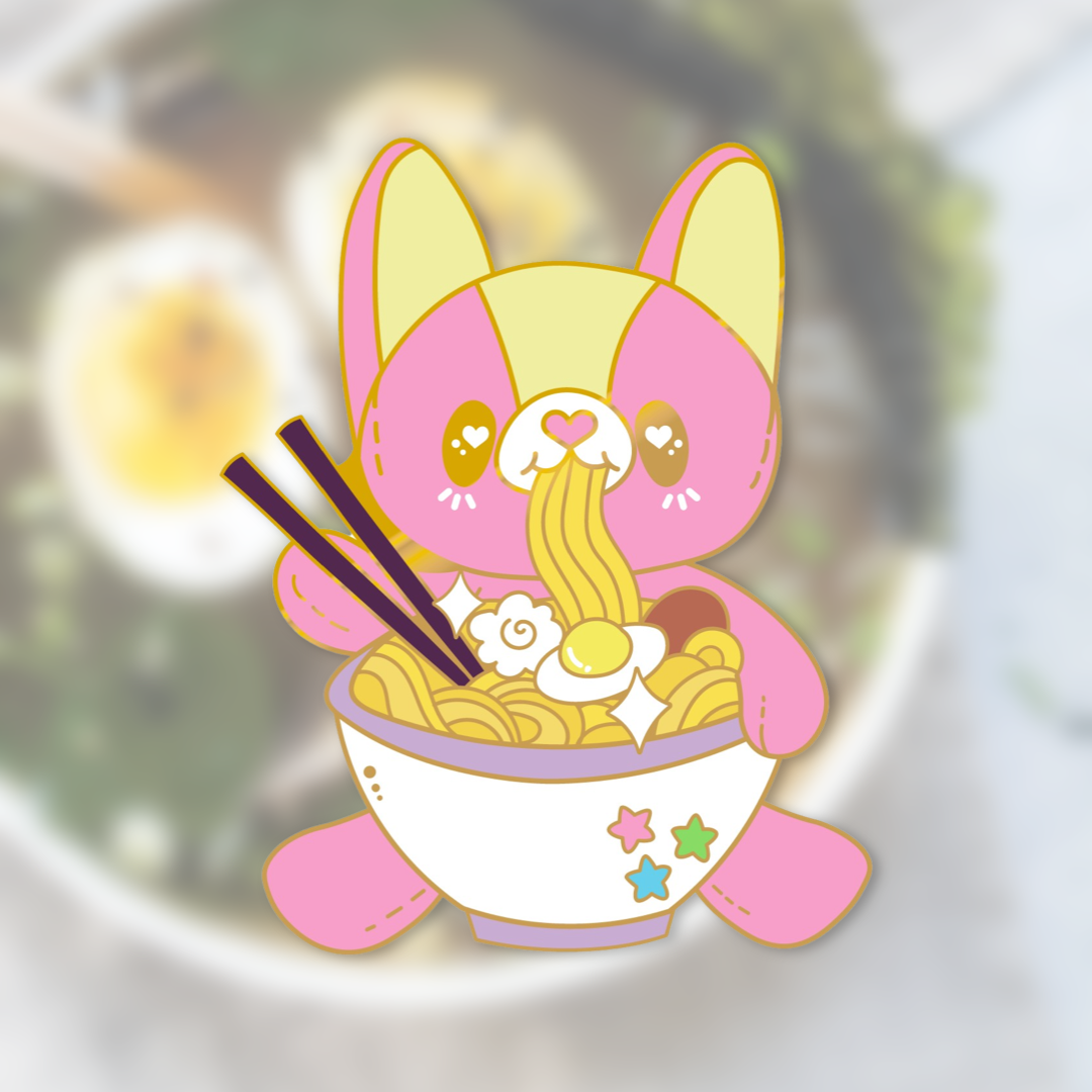 Foodie Noopy Enamel Pin Series - Clearance!
